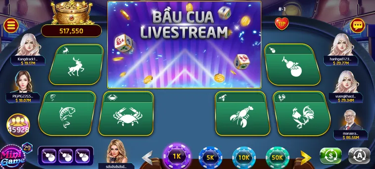 Bầu Cua Livestream Tại RikVip Trải Nghiệm Giải Trí Đỉnh Cao Cho Mọi Người