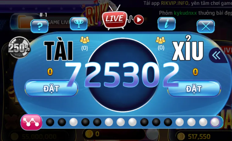 Khám Phá Tài Xỉu Livestream Tại RikVip Trải Nghiệm Đỉnh Cao Cho Mọi Game Thủ