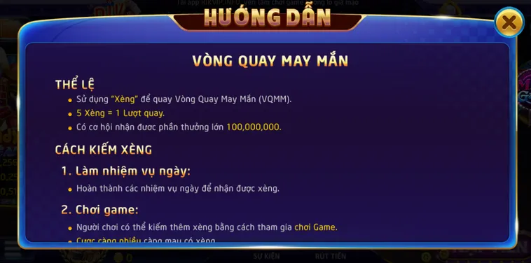 Khám Phá Minigame Vòng Quay May Mắn Tại RikVip Săn Thưởng Cực Hấp Dẫn