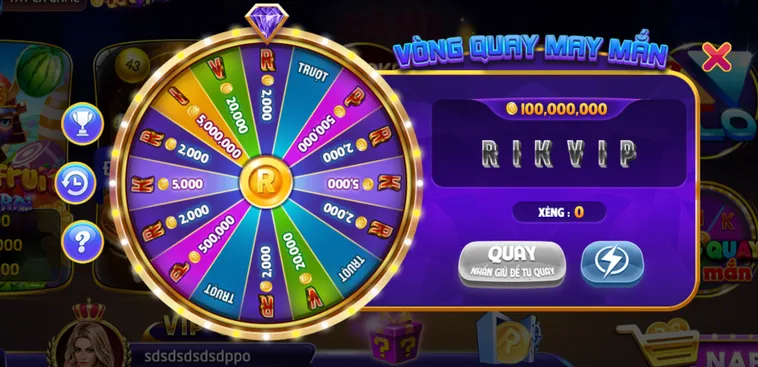 Khám Phá Minigame Vòng Quay May Mắn Tại RikVip Săn Thưởng Cực Hấp Dẫn