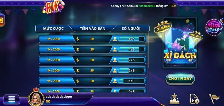 Tham Gia Xì Dách Tại RikVip Sân Chơi Đẳng Cấp Cho Các Tay Chơi Chuyên Nghiệp
